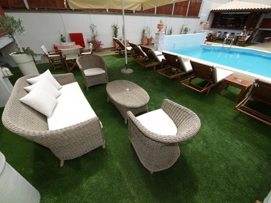 Talos Hotel & Apartments Chrissi Akti Chania Exterior foto